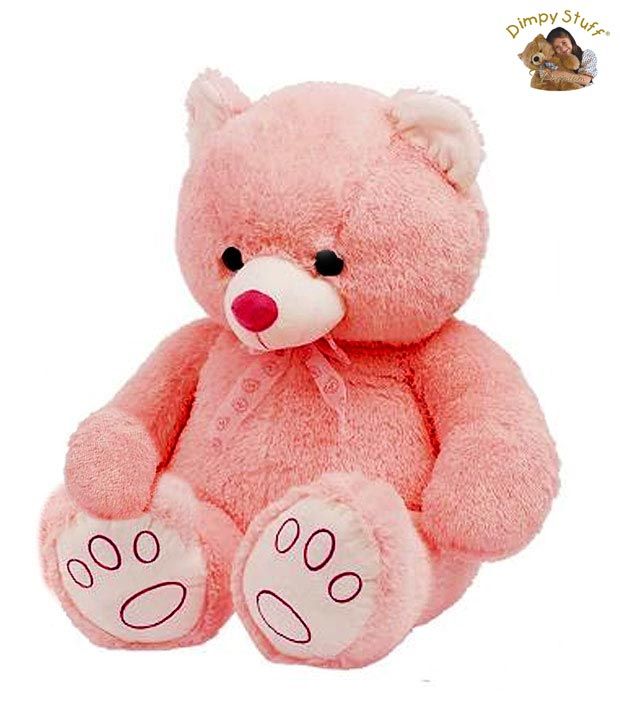 70 OFF on Dimpy Stuff Soft Pink Teddy Bear Soft Toy 85 cm on
