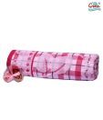 Gran Deep Pink & White Bath Towel
