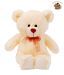 Dimpy Stuff Cream Sitting Teddy With Bow Soft Toy-60 cm