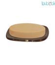 Plumeria  Classy Brown Soap Dish