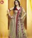 Khazana Red & Light Designer Wear Net Unstitched Suit Lengths