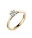 Bold Classy Solitaire Look Ring
