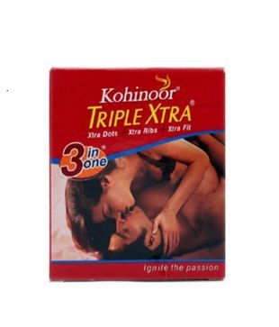 Kohinoor Tripe Xtra Condoms (Pack of 20)