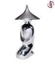 Design Hut Glossy Finish Praying Monk Statue- Small