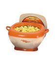 Priya Orange Square Casserole- 2000ml