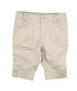 ShopperTree Beige Poplin Shorts For Kids