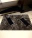 Looop Grey Polyester Shaggy Carpet