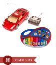 Combo Animal Farms Kids Piano & R/c Super Car