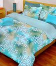 Bombay Dyeing-La Rosa 100% Cotton Bed Sheet with 2 Pillow Covers