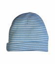 Advance Baby Striped Cap White/Blue (0 - 1 Year)