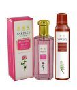 Yardley Women Combo Pack (Eng Rose EDT 100ml & Sandalwood Deo 150ml)