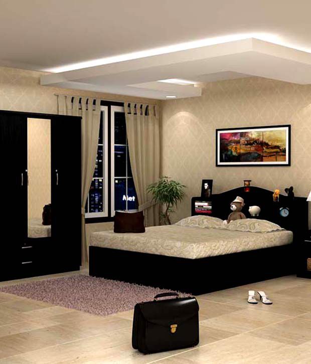Housefull Brio Bedroom Set Wenge for Bedroom: Buy Online @ Rs ...