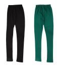 RHAM GOLD Pack of 2 Black & Green Color Leggings for Girls For Kids