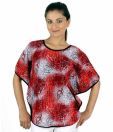 Martini Winsome Red Printed Top