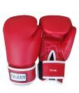 Kaizen 14 Oz Silver Boxing Gloves All PU Sponge Paded Dunlop
