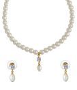 Oleva Square Shaped Pearl Necklace Set