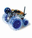 Toy House 7 Channel R/C Cyclone Wheel Stunt 360 Degree Rolling Car (Purple)