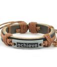 Alpha Man Achieve Your Dreams Thread Woven Bracelet