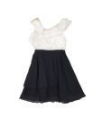 Herberto Elegant White & Black Dress For Kids