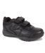 Lotto Black Velcro School Shoes
