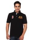Palm Beach Black Men Polo T-Shirt