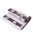 Enfin Homes White & Brown Bath Towel
