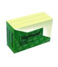 3M Highland Self Stick Removable Notes (pack of 15)