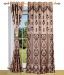 Shandar Eyelet Jute Coffee Door Curtain