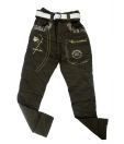 Jazzup Dark Green Cargo Pants For Kids