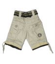 Jazzup Cream Shorts For Kids
