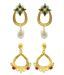 Kshitiz Jewels Two Floral Hanging Earrings Combo