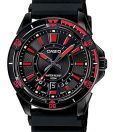 Casio Radiant Black & Red Watch