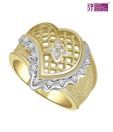 Surat Diamond Ethnic Gold & Diamond Mens Ring