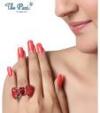 Pari Red Bow Ring