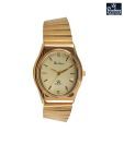 Rochees Creamy Golden Watch