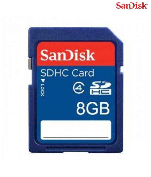 SanDisk SDHC Cards, 8GB for Camera Buy Best Price in India