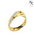 AG Downhill 7 Diamond Band Ring