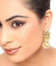 Kshitij Pristine Golden Earrings