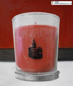 Eden Fragrant Red Pastel Candle