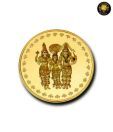 Aarya24kt SitaRam Gold plated coin AR-CN-021