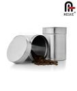 Mosaic Stainless Steel Canister-Solid Lid-10Cm -Elegant