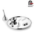Mosaic Stainless Steel Pooja Thali Set