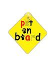 HitPlay Pet on Board Bumper Sticker