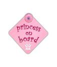 HitPlay Princess on Board Bumper Sticker