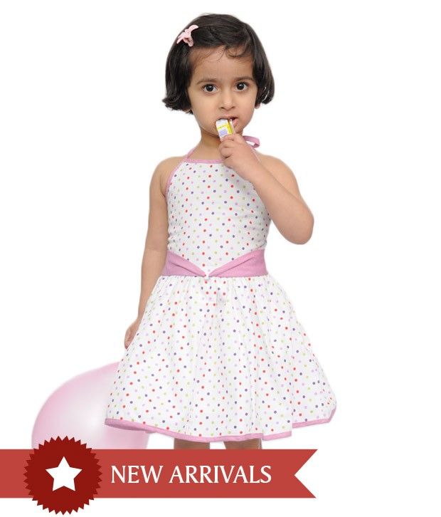 Kilkari Purple Strap Halter Frock For Kids available at snapdeal for Rs.200