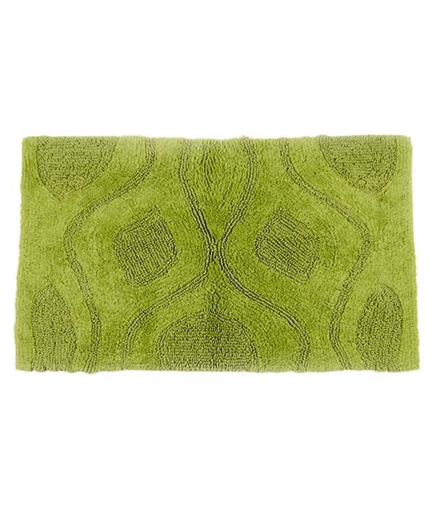 HomeFurry Green Bed Flower Bath Rugs Buy HomeFurry Green Bed Flower