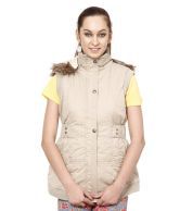 Fort Collins Cream Cotton Hooded Jacket 