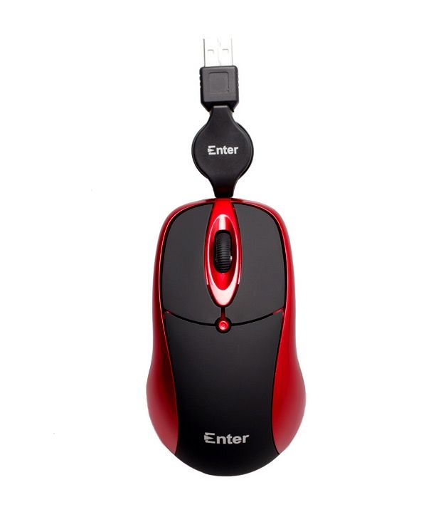 Enter Mouse Optical Retractable EM-10C(Cherry) available at snapdeal for Rs.249