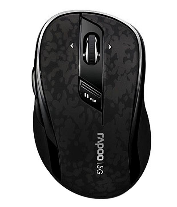Rapoo 5G Wireless High Level 6 key Optical Mouse Black available at snapdeal for Rs.1879