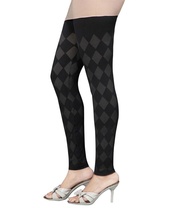 TSG Breeze Gray Cotton Lycra Printed Tights available at snapdeal for Rs.349